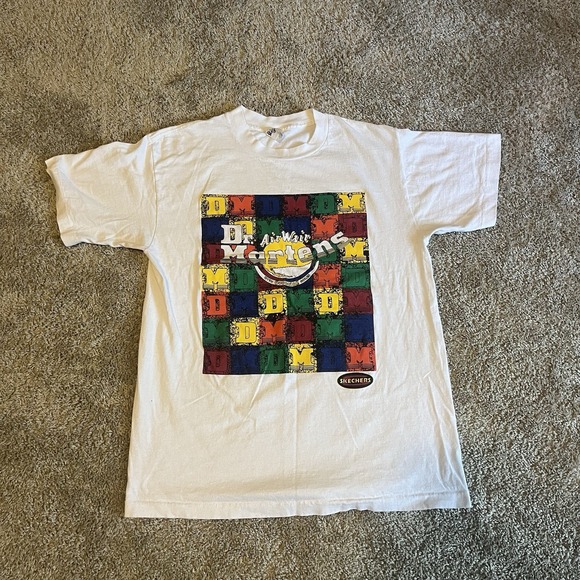 Other - Vintage 90s Doc‎ Martin Logo T Shirt Rainbow Graphic Men's Large USA Made